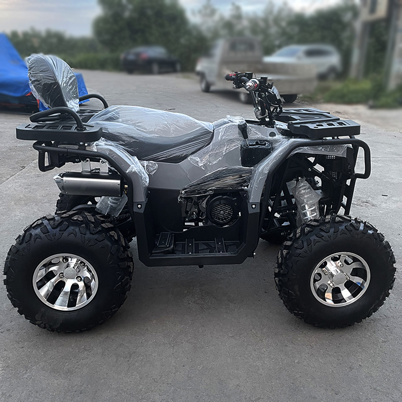 ATV de la playa de tracción en las cuatro ruedas todo terreno