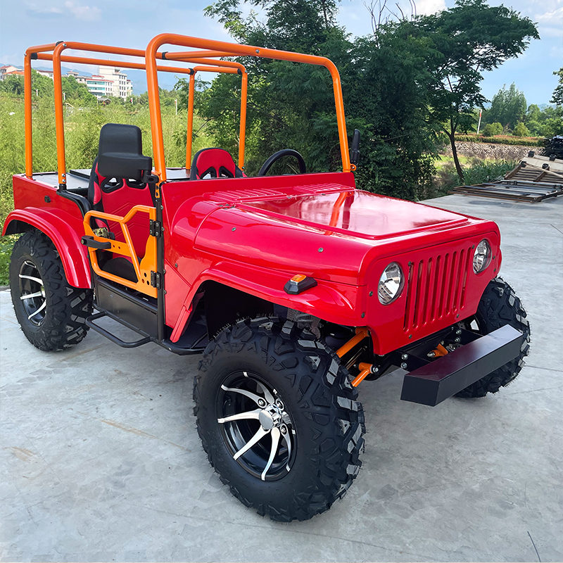 Leisure Mini Convertible Jeep UTV con barandilla