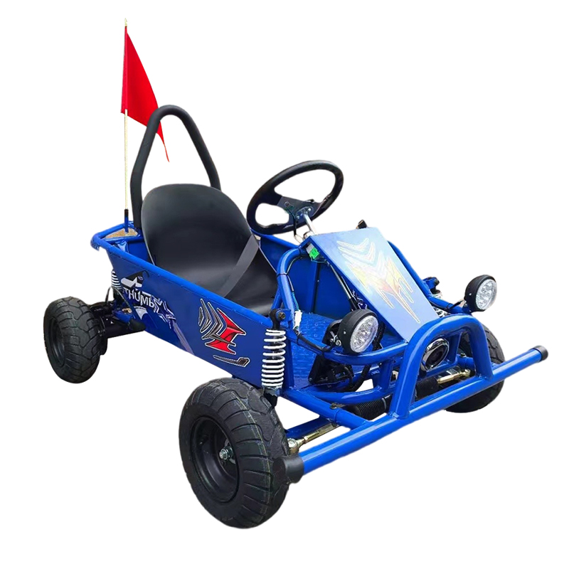 Asiento individual infantil pequeño go-kart todo terreno con luz