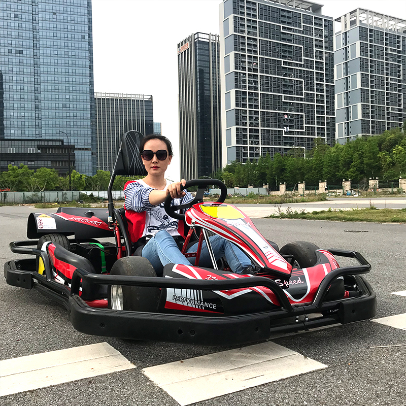 Competencia a alta velocidad múltiples colores Go-kart