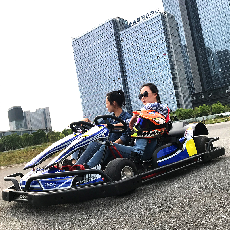 Competencia a alta velocidad múltiples colores Go-kart