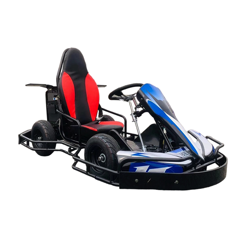 Mini asiento individual go-kart con parachoques delantero y trasero