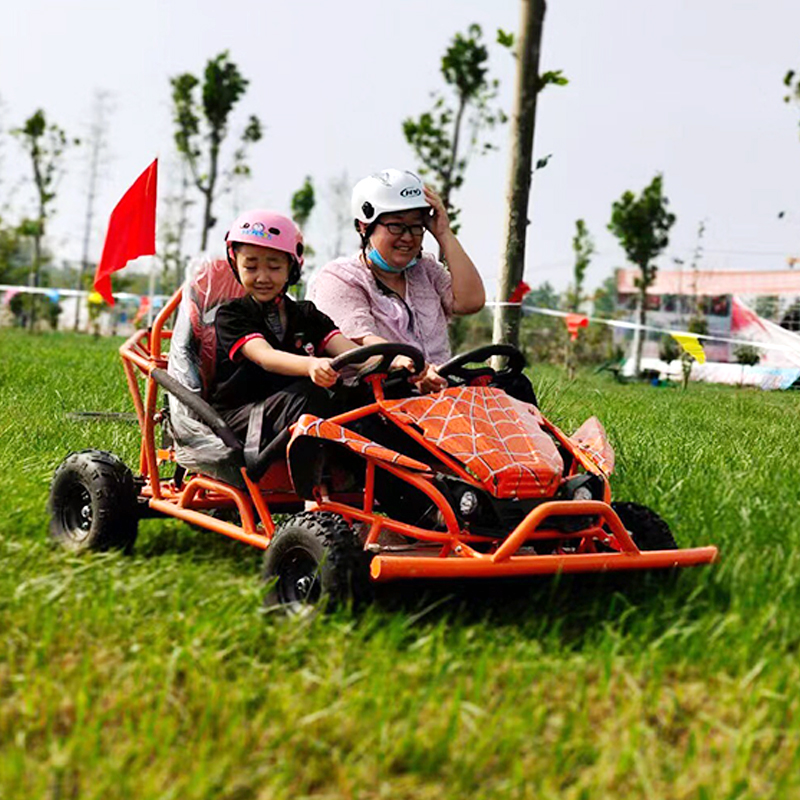 Go-kart de largo alcance eléctrico de dos plazas