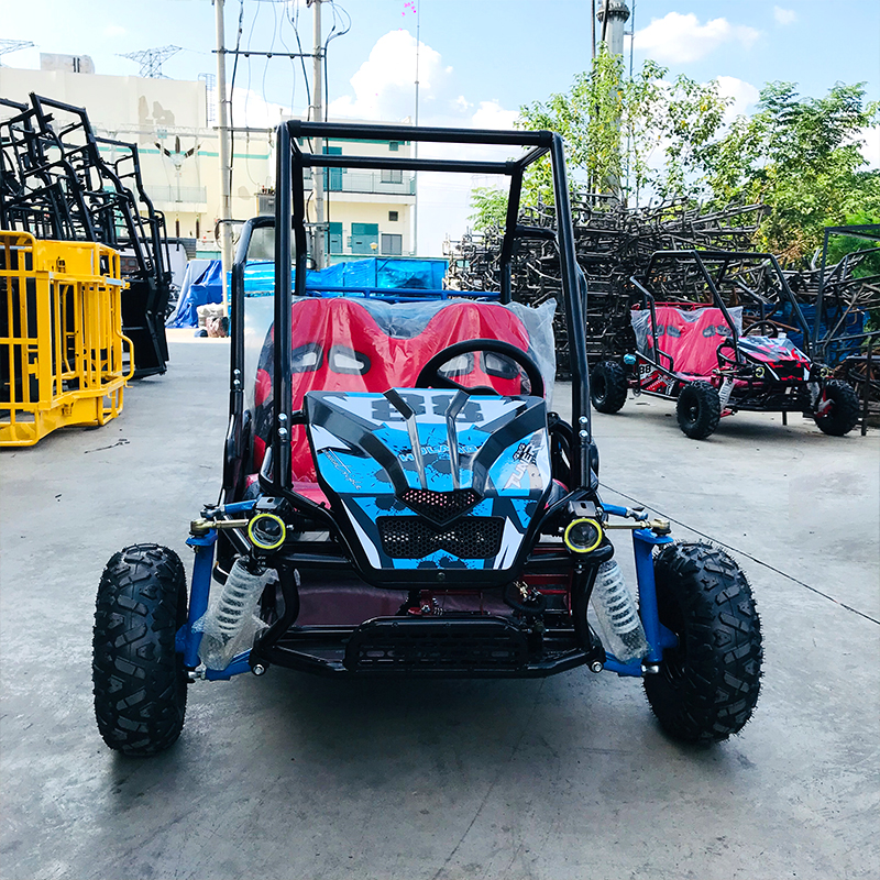 Padre de dos plazas-hijo-kart con techo