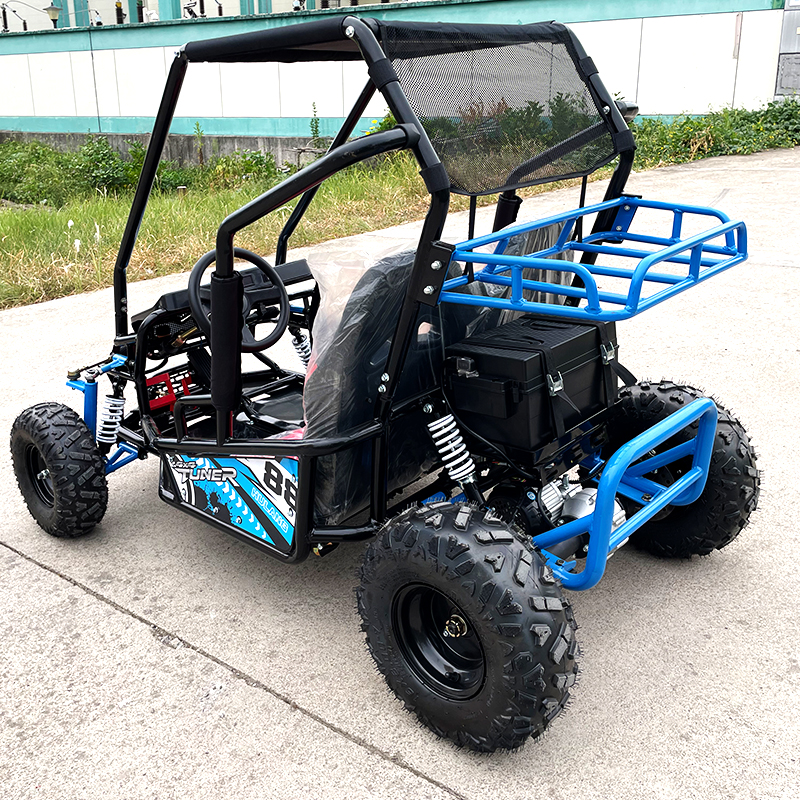 Padre de dos plazas-hijo-kart con techo