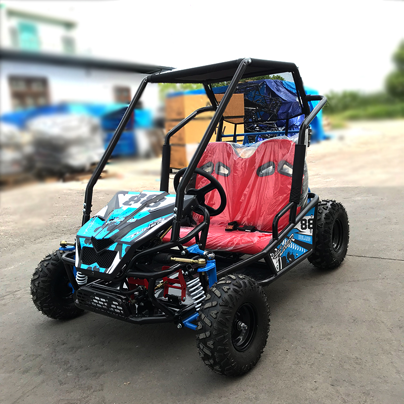 Padre de dos plazas-hijo-kart con techo