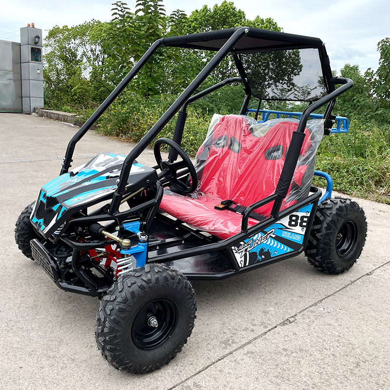 Padre de dos plazas-hijo-kart con techo