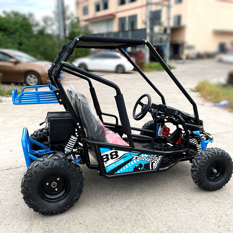 Padre de dos plazas-hijo-kart con techo