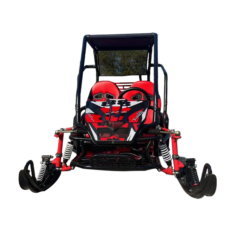 Mobile de nieve con estilo de nieve con rastreo de dos plazas con techo