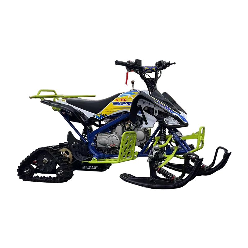 Seguimiento de la moto de nieve de trineo de quad de quads Off-road